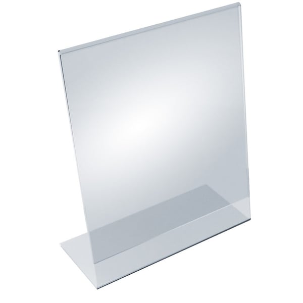 Azar Displays Angled L-Shaped Sign Holder Frame with Slant Back Design 11''x 14''High- Vertical/Portrait, 10PK 112710-10PK - main
